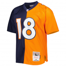 Peyton Manning Denver Broncos Mitchell & Ness 2015 Split Legacy Replica Jersey Navy/Orange Peyton Manning Denver Broncos Mitchell & Ness 2015 Split Legacy Replica Jersey Navy/Orange