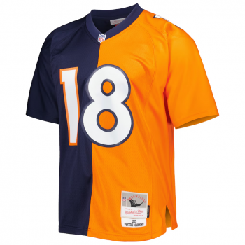 Peyton Manning Denver Broncos Mitchell & Ness 2015 Split Legacy Replica Jersey Navy/Orange