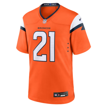 Riley Moss Denver Broncos Nike Team Game Jersey Orange