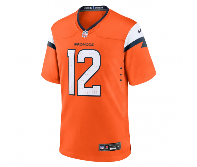 RJ Harvey Denver Broncos Nike Team Game Jersey Orange