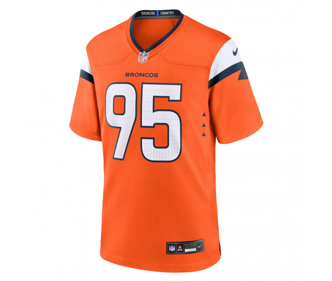 Sai'vion Jones Denver Broncos Nike Team Game Jersey Orange