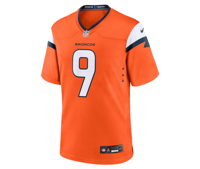 Talanoa Hufanga Denver Broncos Nike Team Game Jersey Orange