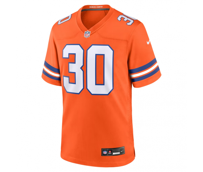 Terrell Davis Denver Broncos Nike Retired Player Alternate Game Jersey Orange