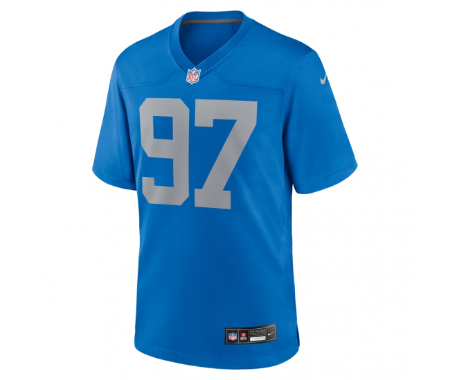 Aidan Hutchinson Detroit Lions Nike Alternate Game Jersey Blue