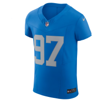 Aidan Hutchinson Detroit Lions Nike Alternate Vapor F.U.S.E. Elite Jersey Blue