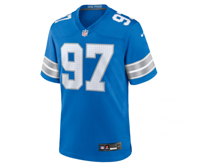 Aidan Hutchinson Detroit Lions Nike Game Jersey Blue