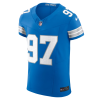 Aidan Hutchinson Detroit Lions Nike Team Vapor F.U.S.E. Elite Jersey Blue