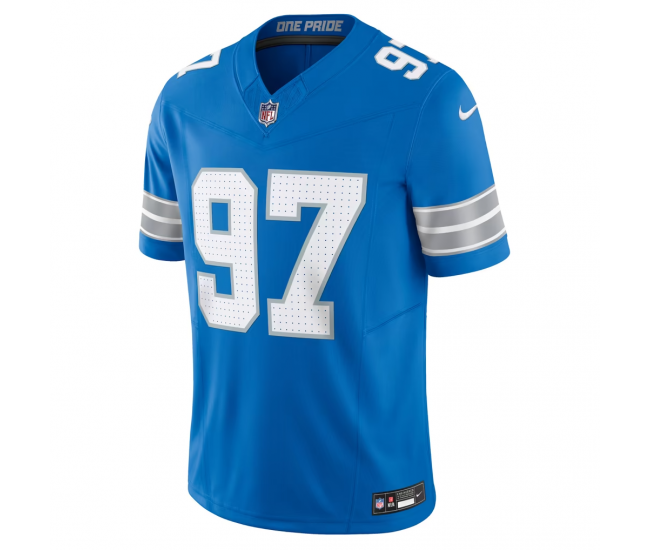 Aidan Hutchinson Detroit Lions Nike Team Vapor F.U.S.E. Limited Jersey Blue