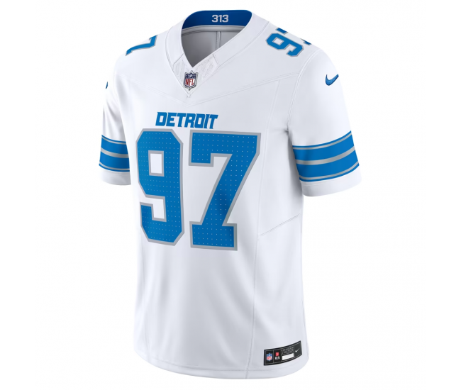 Aidan Hutchinson Detroit Lions Nike Vapor F.U.S.E. Limited Jersey White