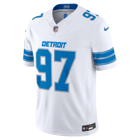 Aidan Hutchinson Detroit Lions Nike Vapor F.U.S.E. Stitched Limited Jersey White