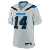 Amon-Ra St. Brown Detroit Lions Nike 2026 Rivalries Collection Game Jersey Silver