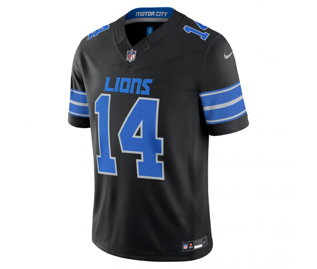 Amon-Ra St. Brown Detroit Lions Nike Alternate Vapor F.U.S.E. Stitched Limited Jersey Black