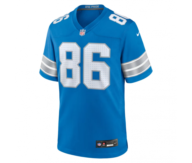Anthony Firkser Detroit Lions Nike Team Game Jersey Blue