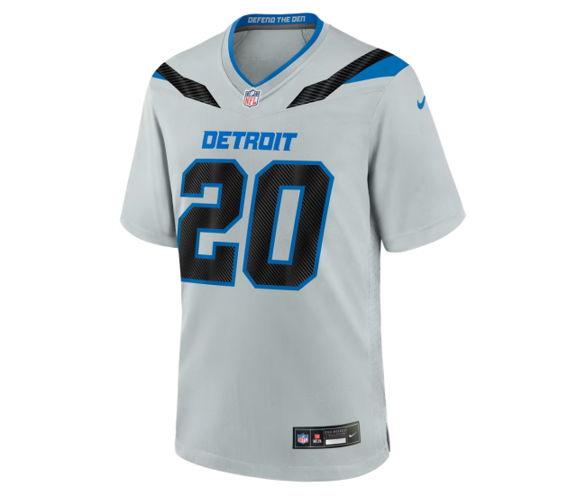 Barry Sanders Detroit Lions Nike 2026 Rivalries Collection Game Jersey Silver