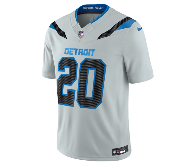 Barry Sanders Detroit Lions Nike 2026 Rivalries Collection Stitched Limited Jersey Silver