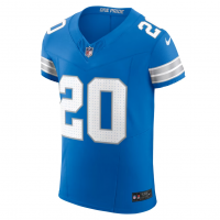 Barry Sanders Detroit Lions Nike Team Vapor F.U.S.E. Elite Jersey Blue