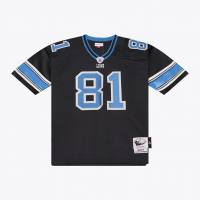 Calvin Johnson Detroit Lions Mitchell & Ness 2007 Authentic Throwback Jersey Black