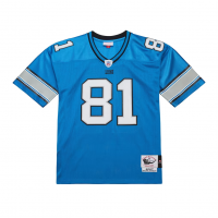 Calvin Johnson Detroit Lions Mitchell & Ness 2007 Authentic Throwback Retired Player Jersey Blue