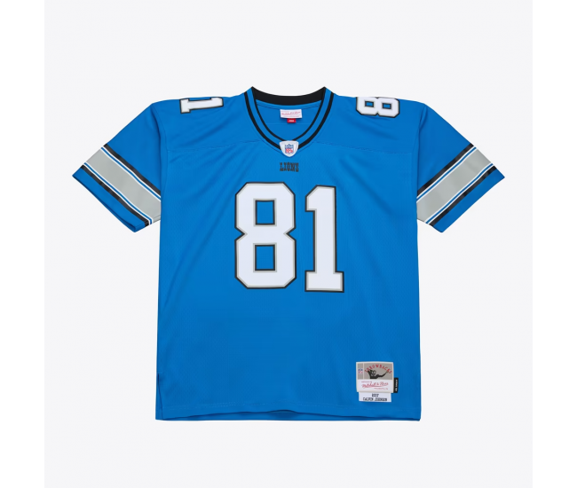 Calvin Johnson Detroit Lions Mitchell & Ness 2007 Legacy Replica Jersey Blue