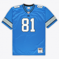 Calvin Johnson Detroit Lions Mitchell & Ness Big & Tall 2007 Legacy Retired Player Jersey Blue