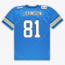 Calvin Johnson Detroit Lions Mitchell & Ness Big & Tall 2007 Legacy Retired Player Jersey Blue