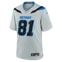 Calvin Johnson Detroit Lions Nike 2026 Rivalries Collection Game Jersey Silver
