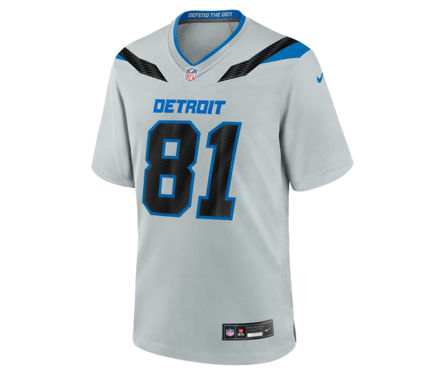Calvin Johnson Detroit Lions Nike 2026 Rivalries Collection Game Jersey Silver