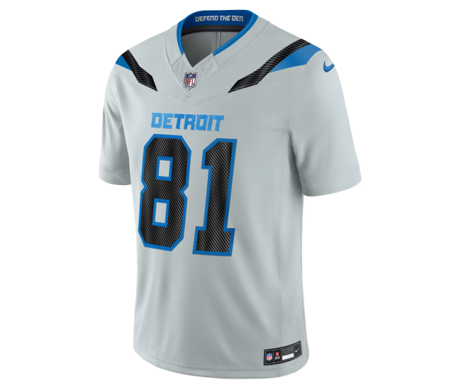 Calvin Johnson Detroit Lions Nike 2026 Rivalries Collection Stitched Limited Jersey Silver