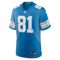 Calvin Johnson Detroit Lions Nike Team Retired Game Jersey Blue