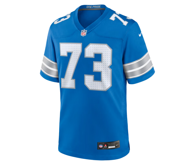 Christian Mahogany Detroit Lions Nike Team Game Jersey Blue