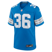 Chuck Clark Detroit Lions Nike Team Game Jersey Blue