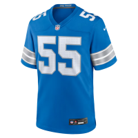 Derrick Barnes Detroit Lions Nike Team Game Jersey Blue
