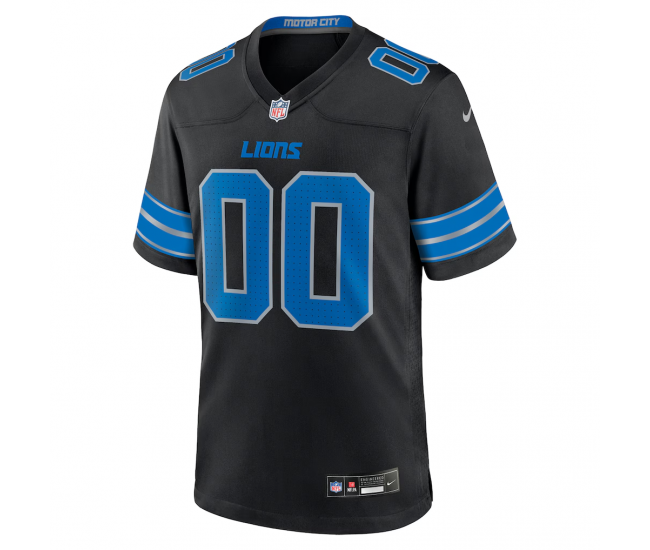 Detroit Lions Nike Alternate Custom Game Jersey Black