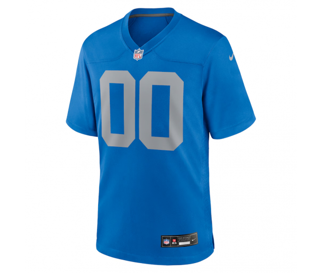 Detroit Lions Nike Alternate Custom Game Jersey Blue