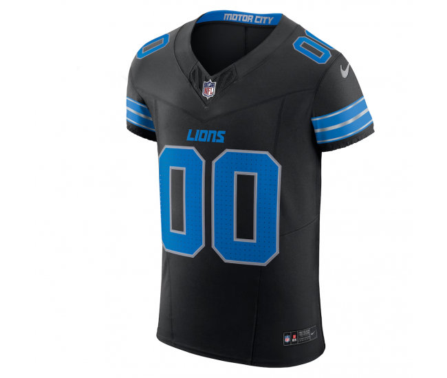 Detroit Lions Nike Alternate Vapor F.U.S.E. Elite Custom Jersey Black