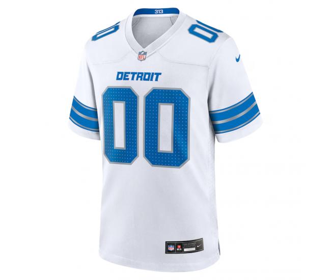 Detroit Lions Nike Custom Game Jersey White