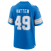 Hogan Hatten Detroit Lions Nike Game Jersey Blue