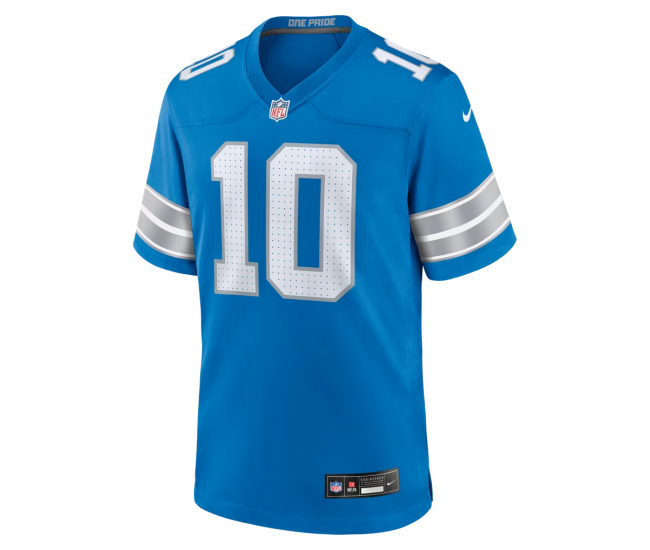 Isiah Pacheco Detroit Lions Nike Team Game Jersey Blue