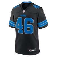 Jack Campbell Detroit Lions Nike 2nd Alternate Game Jersey Black