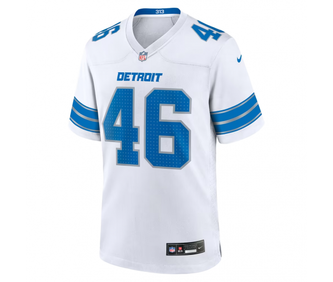 Jack Campbell Detroit Lions Nike White Game Jersey White