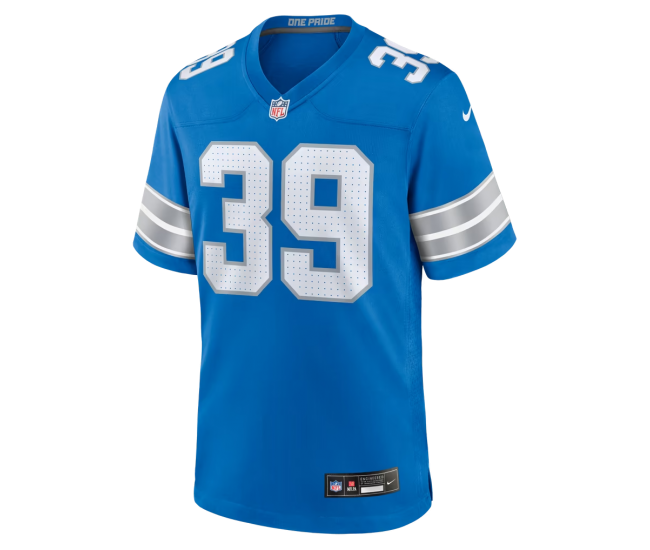 Jake Bates Detroit Lions Nike Team Game Jersey Blue