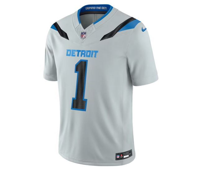 Jameson Williams Detroit Lions Nike 2026 Rivalries Collection Stitched Limited Jersey Silver