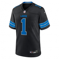 Jameson Williams Detroit Lions Nike Alternate Game Player Jersey Black