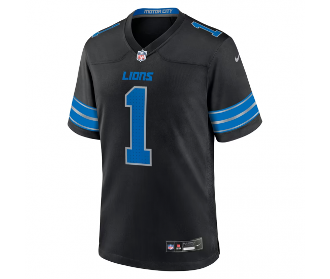 Jameson Williams Detroit Lions Nike Alternate Game Player Jersey Black