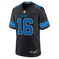 Jared Goff Detroit Lions Nike 2nd Alternate Game Jersey Black