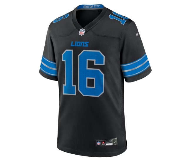 Jared Goff Detroit Lions Nike 2nd Alternate Game Jersey Black