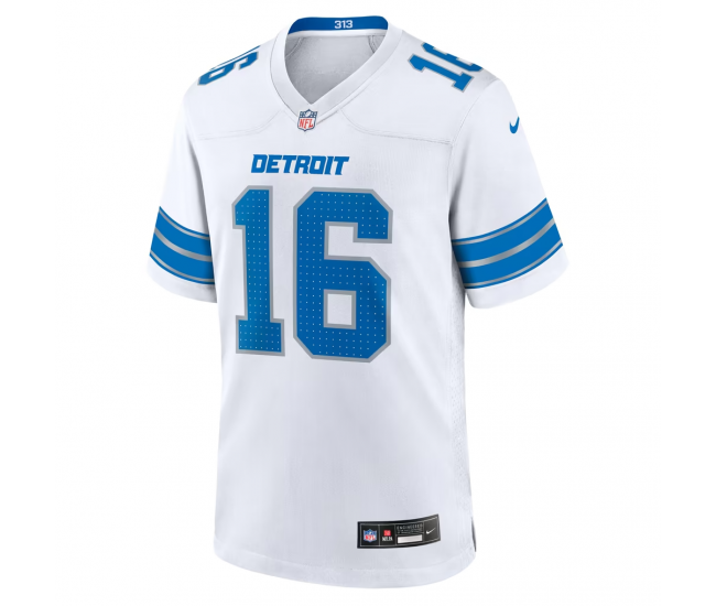 Jared Goff Detroit Lions Nike Game Jersey White