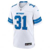 Kerby Joseph Detroit Lions Nike Game Jersey White