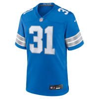 Kerby Joseph Detroit Lions Nike Team Game Jersey Blue