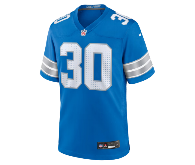 Khalil Dorsey Detroit Lions Nike Team Game Jersey Blue